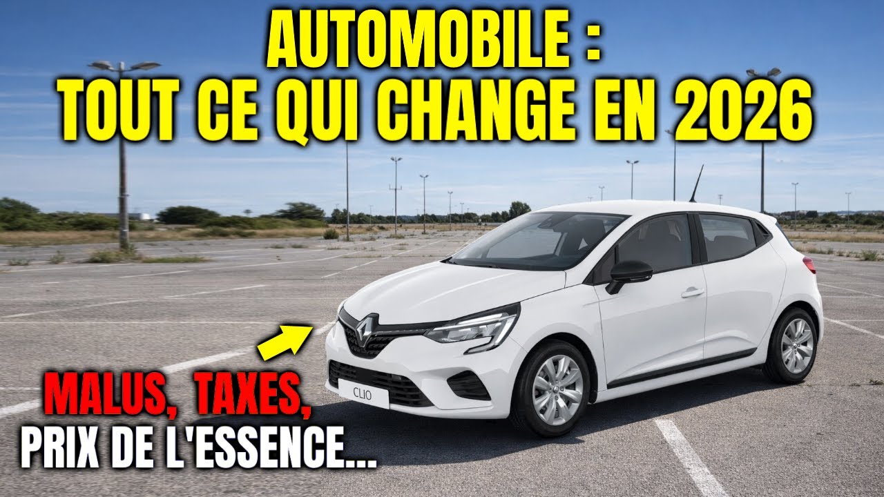 MALUS, PRIX DU CARBURANT, TAXES : AUTOMOBILE TOUT CE QUI CHANGE EN 2026