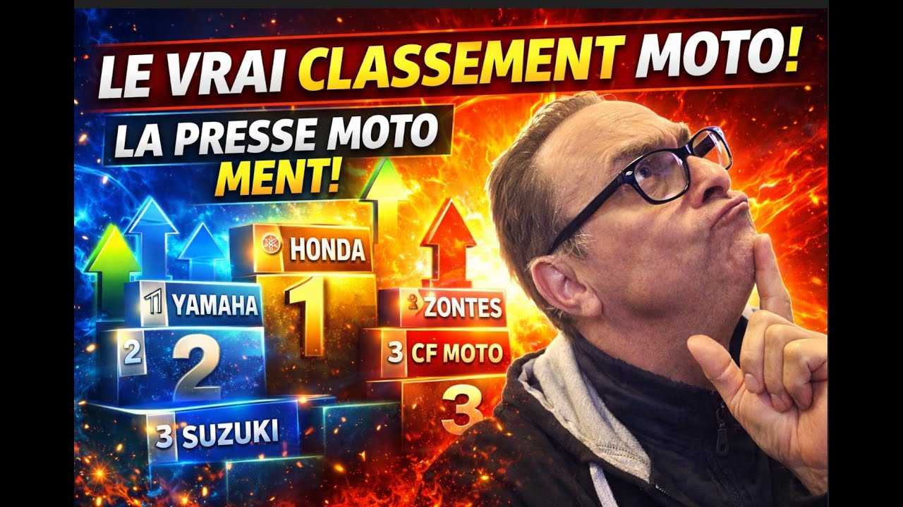 🏍️ Classement motos 2026 : le vrai, enfin honnête