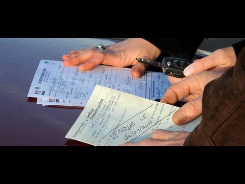 Enregistrement carte grise véhicule d'occasion