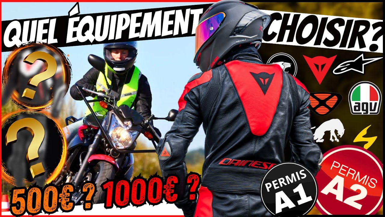 QUEL ÉQUIPEMENT MOTO CHOISIR POUR DÉBUTER LE PERMIS A2/A1 EN 2026 ? 🤔
