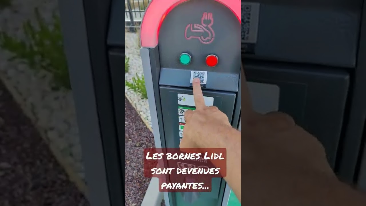 😭 Ce n'est plus #Gratuit la charge chez #Lidl , c'est devenu #Payant 25cts/kwh #Tesla #teslamodel3