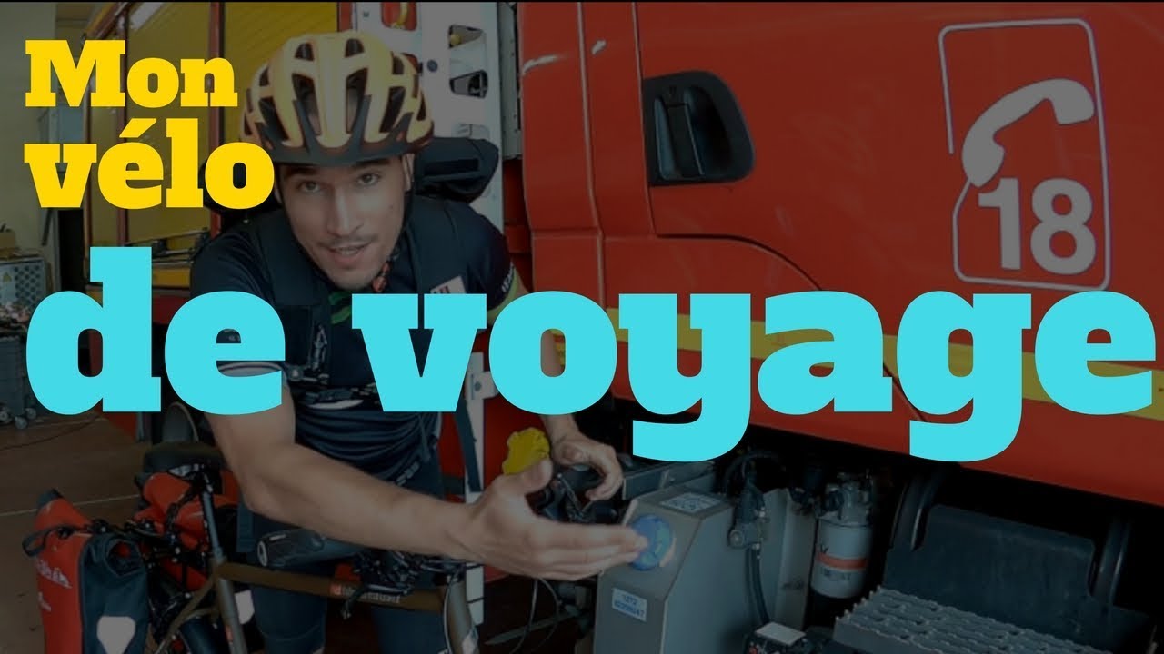 Mon vélo pour visiter les pompiers/coursiers Français