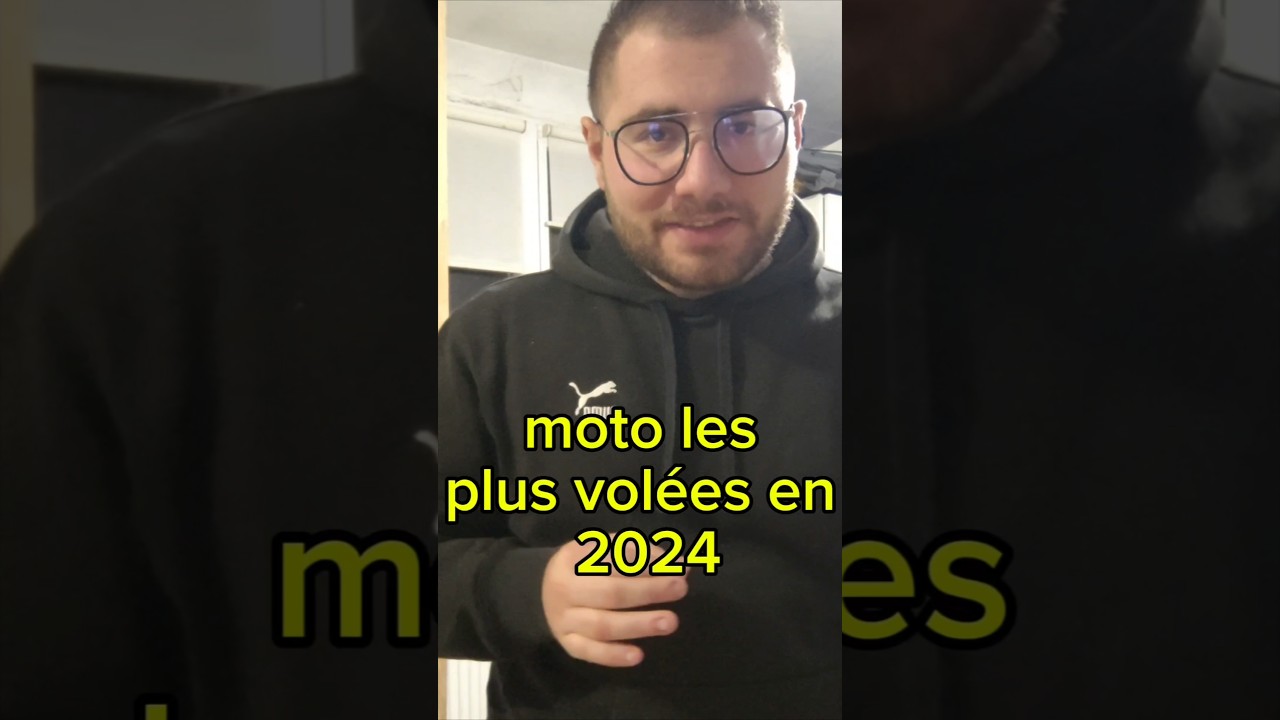 Top 10 des motos les plus volées 2024 #moto #shorts #motard