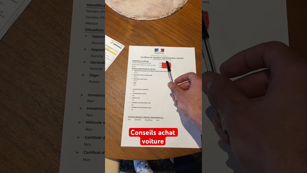 Les documents nécessaire quand tu achètes une voiture. Conseils auto #conseils #voiture #astuces