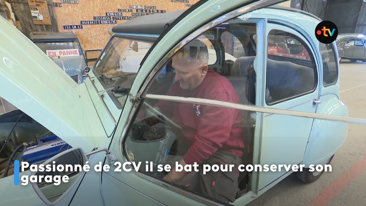Passionné de 2CV il se bat pour conserver son garage