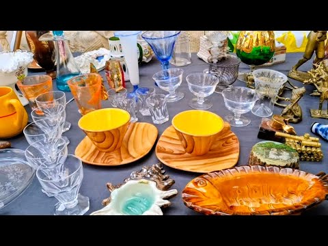 Paris France🇨🇵FLEA MARKET🪞Brocante🏺Antiquités old Things🖼Vide-greniers🪑Marchés aux puces🛍4K60fps 