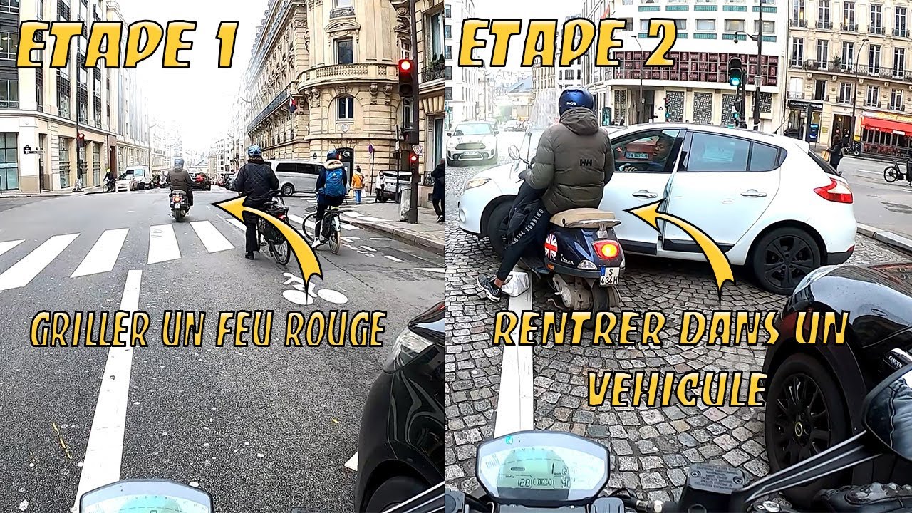 Trafic à PARIS: Les Conduites À Risque des Usagers de Deux Roues - DO#98