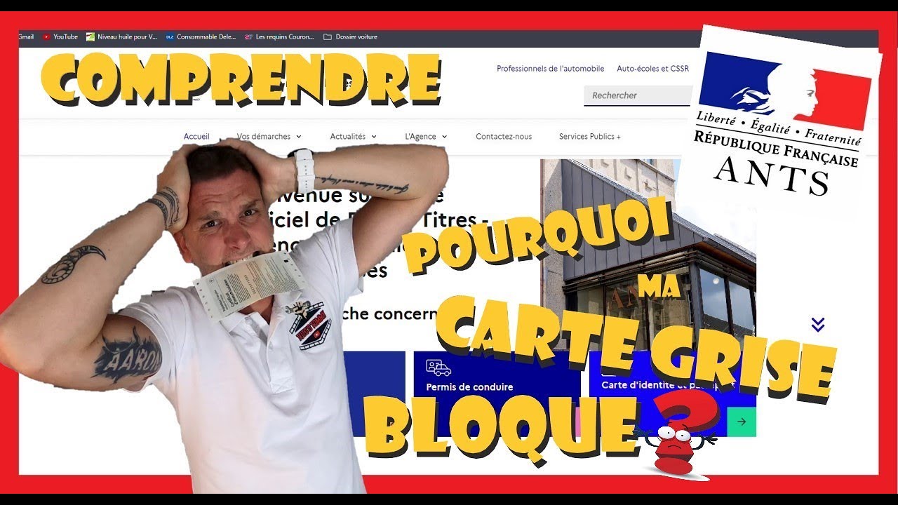 Carte grise bloquée sur ANTS ❓Comment résoudre le problème ❗