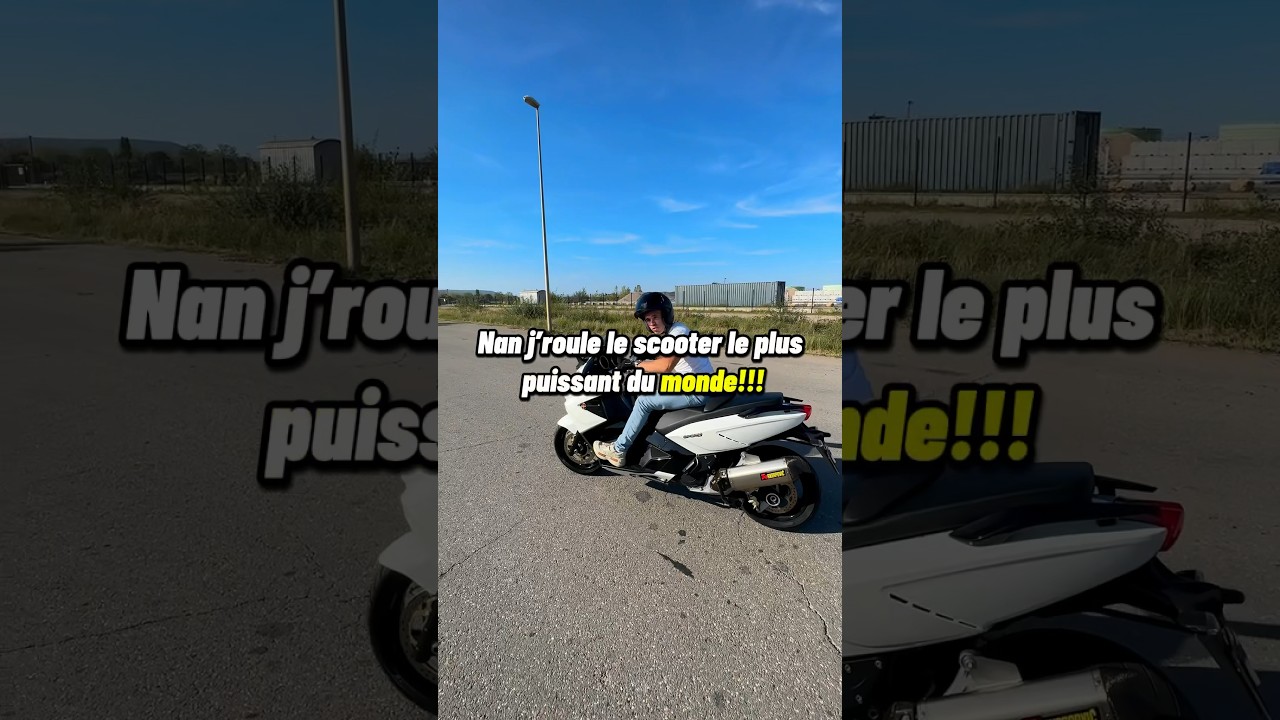 LE SCOOTER LE PLUS PUISSANT DU MONDE !!! 🔥🔥🔥 #bmwmotorrad #scooter #permismoto #motos