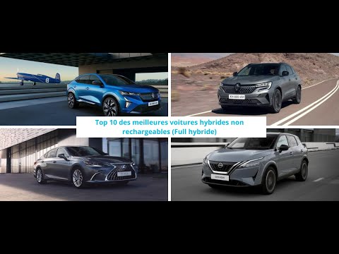 Top 10 des meilleures voitures full hybrides 2025