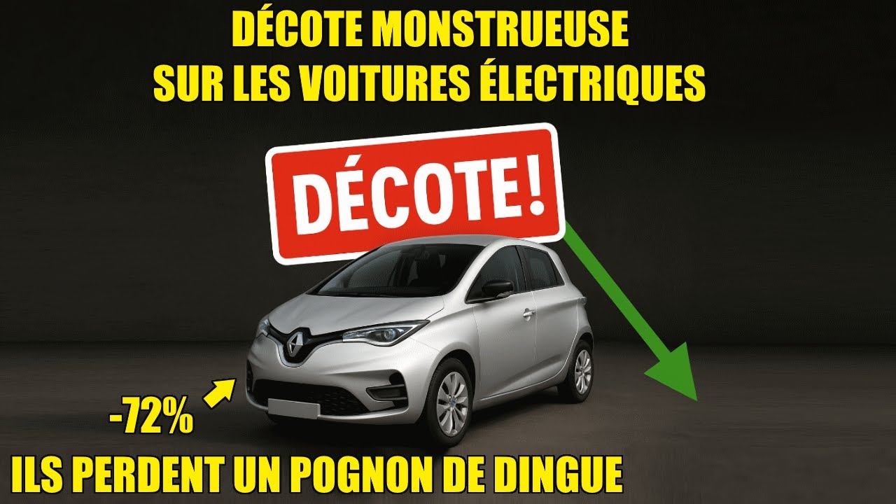 LA DÉCOTE DES VOITURES ÉLECTRIQUES EXPLOSE !