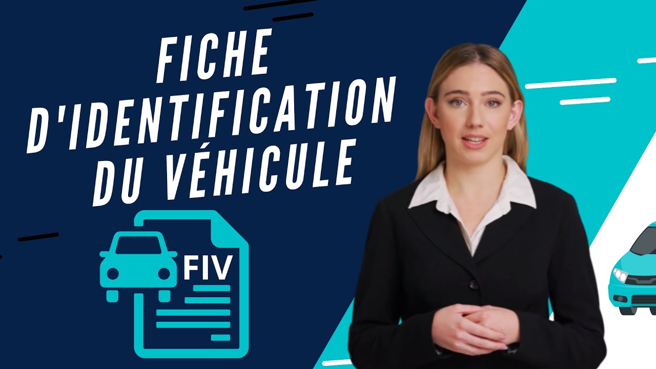 Fiche d'identification du véhicule (Pour contrôle technique en cas de perte de carte grise)