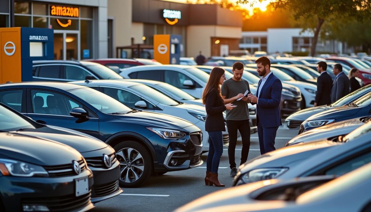 amazon lance une nouvelle plateforme de voitures d'occasion aux états-unis, offrant aux acheteurs un accès facile et sécurisé à un large choix de véhicules en ligne.